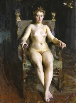 Drucke von Hilma Eriksson, 1908. Im Bestand des Museo Revoltella, Triest Anders Leonard Zorn Drucke: Hilma Eriksson, 1908