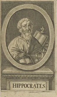 Graphic Arts Private Collection Drucke: Hippocrates. Creator: Anonymous