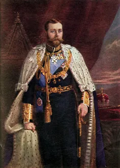 British Monarch Drucke: H.M. King George V, c1911. Creator: Unknown