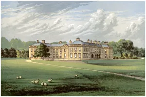 Herefordshire Drucke: Helmholz-Lacey in Herefordshire ist die Heimat des Baronschafts-Stanhope um 1880