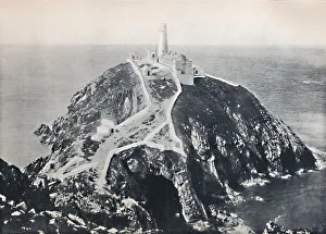 South Stack Lighthouse Drucke: Holyhead - The South Stack, Lighthouse, 1895