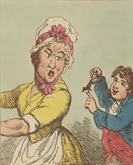 Horror am Neujahrstag des Jahres 1800. Am Neujahrstag des Jahres 1800. Erfinder: Thomas Rowlandson