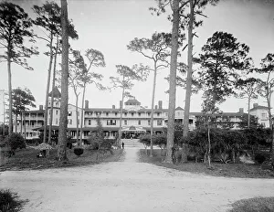 American Black And White Photography Drucke: The Hotel Ormond, c1894. Creator: William H. Jackson