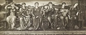 Burne Jones Paintings Drucke: The Hours, c1882, (1900). Creator: Unknown