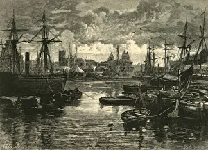 Hafen, von den Docks, 1898. Künstler: Unbekannt.