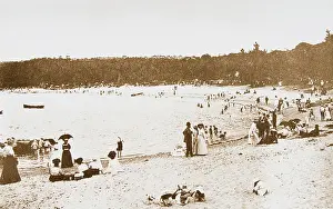 Australian Beach Scenes Drucke: Hunters Beach, Balmoral, c1909. Creator: Unknown