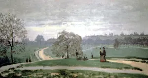 Drucke von Hyde Park, London, 1871. Aus der Sammlung im Museum des Rhode Island School of Design in Providence (USA) Claude Monet Drucke: Hyde Park, London, 1871. Künstler: Claude Monet