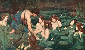 "Hylas und die Zwerge", 1896, (ca. 1902). Schöpfer unbekannt