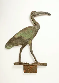 Ibiss Prozessionale Standard (Bild 2 von 2), umgangssprachlich als Bild aus dem Jahr der Könige, ist eine Statue. Sie stammt wahrscheinlich aus Ägypten und wurde im Zeitraum zwischen 664-525 v. Chr. geschaffen.