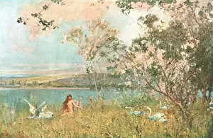 Ein Frühlingsidylle aus dem Jahr 1897; c1902. Schöpfer unbekannt