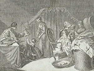 Illumination für Basewows Grundlegende Arbeit, 1770. Ersteller: Daniel Nikolaus Chodowiecki