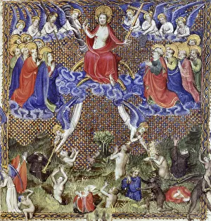 Roman Catholic Iconography Drucke: Illustration from a breviary, 1412. Creator: Unknown
