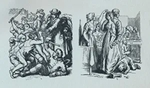 Victorian Literature Illustrations Drucke: Illustrations to The Vicar of Wakefield (Goldsmith)