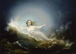 Finnish Mythology Paintings Drucke: Ilmatar, 1860