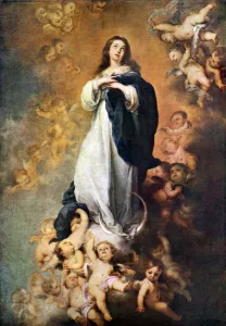 Bartolome Esteban Murillo Paintings Drucke: Immaculate Conception of the Escorial, c1678 (1926). Artist: Bartolome Esteban Murillo