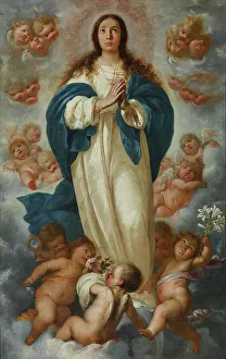Immaculate Conception Painting Drucke: The Immaculate Conception of the Virgin, c. 1670
