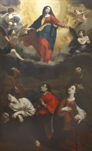 Immaculate Conception Painting Drucke: The Immaculate Conception of the Virgin. Creator: Mercati, Giovanni Battista (1591-1645)