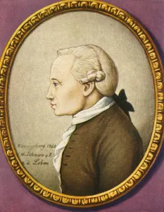 World History Figures Drucke: Immanuel Kant, (1933). Creator: Unknown