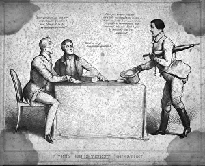 British Politician Caricatures Drucke: A Very (Im)Pertinent Question. 1830