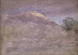 British Mountain Scenery Drucke: An Impression, Study of a Mountain Crest [undated]