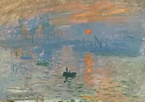 Drucke von Eindruck, Sonnenaufgang (Eindruck, soleil levant), 1872. Im Besitz der Sammlung des Musée Marmottan Monet, Paris Claude Monet Drucke: Eindruck vom Sonnenaufgang (Eindruck)