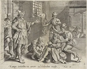 Anonymous Artist Prints Drucke: The Imprisoned Servant, from The Parable of the Unmerciful Servant