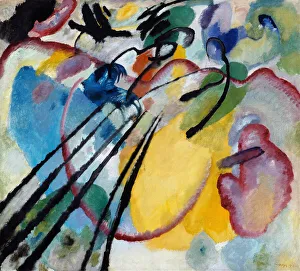 Abstract Expressionism Artists Drucke: Improvisation 26 (Rowing), 1912. Creator: Kandinsky, Wassily Vasilyevich (1866-1944)