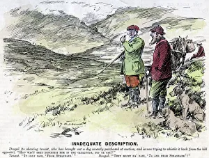 Punch Magazine Art Drucke: Inadequate Description, 1906
