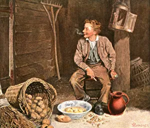 Nineteenth Century Watercolour Art Drucke: Every Inch a Man, (c1900). Creator: Unknown