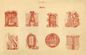 Anfangsbuchstaben, 1862.
