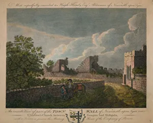 Ein Blick in die Stadtmauer von Newcastle upon Tyne, um 1760-90. Schöpfer unbekannt