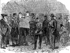 Tower Of London History Drucke: Installation of the new Constable of the Tower, 1871. Creator: Unknown
