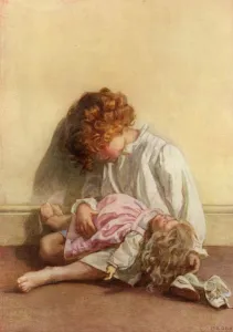 Ihr Dolly in die Kunst, nett zu Abschieden zu gehen, 1914. Künstlerin