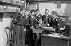 Anweisung für Yeowomen zwischen 1915 und 1920. Ersteller: Bain News Service