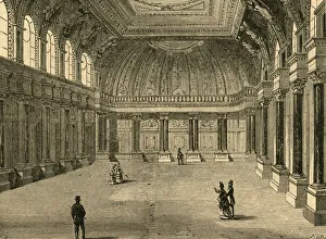 London Historical Buildings Drucke: Interior of Drapers Hall, 1897. Creator: Unknown