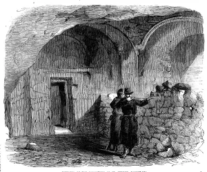 Innenraum der Klosterkirche St. Georg, Balaclava, 1856. Künstler: Unbekannt.