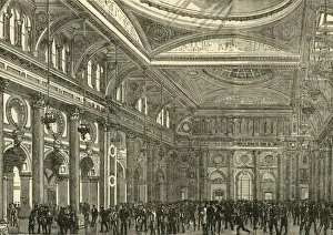 Our Own Country Book Illustrations Drucke: Interior of the Royal Exchange, 1898. Creator: Unknown