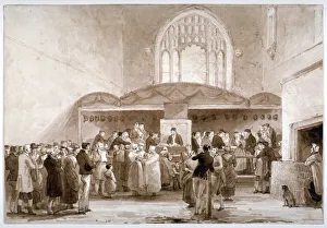 Christianity In England History Drucke: Interior view of Guildhall Chapel, City of London, 1817. Artist: George Jones