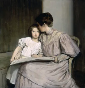 American Heritage Oil Paintings Drucke: An Interlude, 1907. Creator: William Sergeant Kendall
