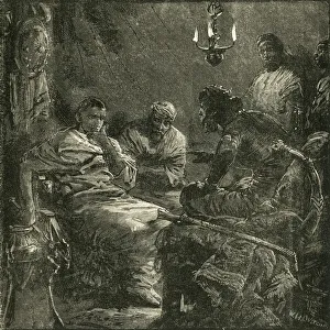 Ancient Rome History Drucke: The Interview Between Bocchus and Sulla, 1890. Creator: Unknown