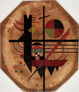Wassily Kandinsky Paintings Drucke: Intimate Message, 1925. Creator: Kandinsky, Wassily Vasilyevich (1866-1944)