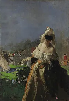Einladung zur Tanz (Invitation to the Dance), 1867-1869. Schöpfer: Bianchi, Mose (1840-1904)