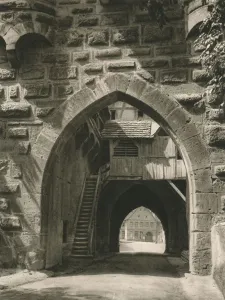 Historic German Landscapes Drucke: Iphofen - Einersheimer Tor, 1931. Artist: Kurt Hielscher
