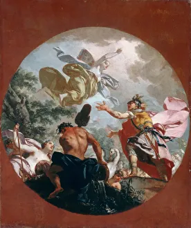 Die Iris an Turnus gesendet von Juno um 1739