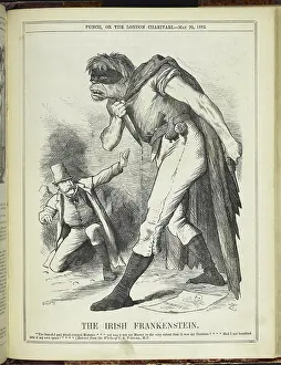 British Library Artwork Drucke: The Irish Frankenstein, 1882. Creator: Unknown