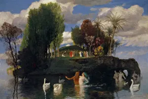 Künstler Drucke: Die Insel des Lebens, 1888