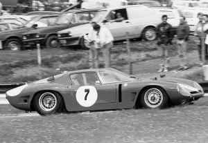 Italian Sports Car Drucke: ISO Grifo in action. Creator: Unknown