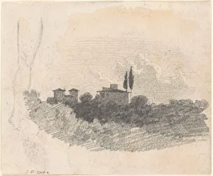 John Singer Sargent Drucke: Italienische Villa [Rechtsseite], 1870-1872. Ersteller: John Singer Sargent