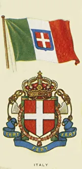 Italian Flag Drucke: Italy, c1935. Creator: Unknown