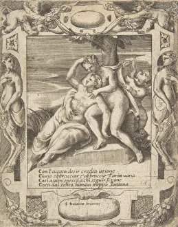 Ixion umfassend eine Wolke, denkt sie sich zu Jupiterin ist. Zephyr rechts davon gesetzt in einem Elaborat